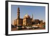 Egypt, Cairo, Mosque-Madrassa of Sultan Hassan, Traffic-Catharina Lux-Framed Photographic Print