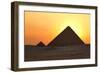 Egypt, Cairo, Pyramids of Giza, Evening Light-Catharina Lux-Framed Photographic Print