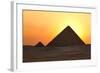 Egypt, Cairo, Pyramids of Giza, Evening Light-Catharina Lux-Framed Photographic Print