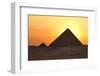 Egypt, Cairo, Pyramids of Giza, Evening Light-Catharina Lux-Framed Photographic Print