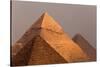 Egypt, Cairo, Pyramids of Giza-Catharina Lux-Stretched Canvas