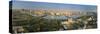 Egypt, Cairo, River Nile and City Skyline Viewed from Cairo Tower, Panoramic View-Michele Falzone-Stretched Canvas