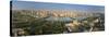 Egypt, Cairo, River Nile and City Skyline Viewed from Cairo Tower, Panoramic View-Michele Falzone-Stretched Canvas