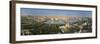 Egypt, Cairo, River Nile and City Skyline Viewed from Cairo Tower, Panoramic View-Michele Falzone-Framed Premium Photographic Print