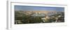 Egypt, Cairo, River Nile and City Skyline Viewed from Cairo Tower, Panoramic View-Michele Falzone-Framed Premium Photographic Print