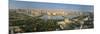 Egypt, Cairo, River Nile and City Skyline Viewed from Cairo Tower, Panoramic View-Michele Falzone-Mounted Photographic Print