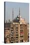 Egypt, Cairo, View from Mosque of Ibn Tulun on Old Town and Citadel-Catharina Lux-Stretched Canvas