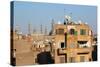 Egypt, Cairo, View from Mosque of Ibn Tulun on Old Town Facades-Catharina Lux-Stretched Canvas