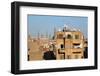 Egypt, Cairo, View from Mosque of Ibn Tulun on Old Town Facades-Catharina Lux-Framed Photographic Print