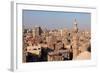 Egypt, Cairo, View from Mosque of Ibn Tulun on Old Town-Catharina Lux-Framed Photographic Print