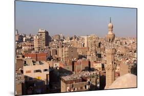 Egypt, Cairo, View from Mosque of Ibn Tulun on Old Town-Catharina Lux-Mounted Photographic Print