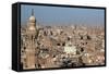 Egypt, Cairo, View from Mosque of Ibn Tulun on the Old Town-Catharina Lux-Framed Stretched Canvas