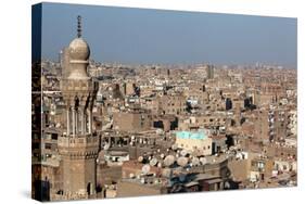 Egypt, Cairo, View from Mosque of Ibn Tulun on the Old Town-Catharina Lux-Stretched Canvas