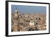 Egypt, Cairo, View from Mosque of Ibn Tulun on the Old Town-Catharina Lux-Framed Photographic Print