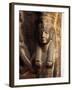 Egypt, Detail of Goddess Mut from Statuary Group Representing Pharaoh Ramesses II-null-Framed Giclee Print