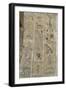 Egypt, El-Moa'Alla, Tomb of Ankhtifi, Detail: Hieroglyphs-null-Framed Giclee Print