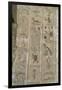 Egypt, El-Moa'Alla, Tomb of Ankhtifi, Detail: Hieroglyphs-null-Framed Giclee Print