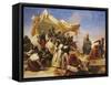 Egypt Expedition under Bonaparte's Command-Leon Cogniet-Framed Stretched Canvas