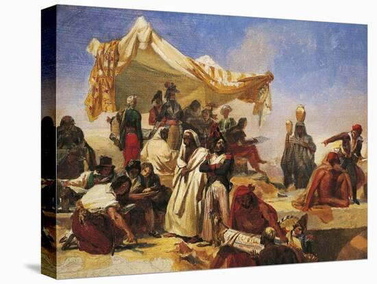 Egypt Expedition under Bonaparte's Command-Leon Cogniet-Stretched Canvas