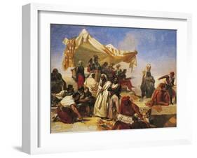 Egypt Expedition under Bonaparte's Command-Leon Cogniet-Framed Giclee Print