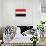 Egypt Flag Design with Wood Patterning - Flags of the World Series-Philippe Hugonnard-Art Print displayed on a wall