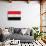 Egypt Flag Design with Wood Patterning - Flags of the World Series-Philippe Hugonnard-Art Print displayed on a wall