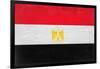 Egypt Flag Design with Wood Patterning - Flags of the World Series-Philippe Hugonnard-Framed Art Print