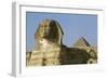 Egypt, Giza Governorate, Giza, Khafre's Pyramid and Sphinx-null-Framed Giclee Print