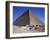 Egypt, Giza, Pyramid of Cheops, Mastaba of IV and V Dynasties in Foreground-null-Framed Giclee Print