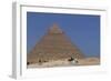 Egypt, Giza, Pyramid of Khafre-null-Framed Giclee Print