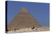 Egypt, Giza, Pyramid of Khafre-null-Stretched Canvas