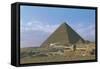 Egypt, Giza, Pyramid of Khufu-null-Framed Stretched Canvas