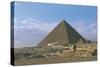 Egypt, Giza, Pyramid of Khufu-null-Stretched Canvas