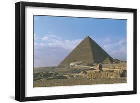 Egypt, Giza, Pyramid of Khufu-null-Framed Giclee Print