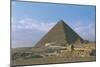 Egypt, Giza, Pyramid of Khufu-null-Mounted Giclee Print