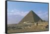 Egypt, Giza, Pyramid of Khufu-null-Framed Stretched Canvas