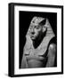 Egypt, Granite Statue of Amenemhat III, Detail, Temple of Amun at Karnak,-null-Framed Giclee Print