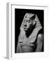 Egypt, Granite Statue of Amenemhat III, Detail, Temple of Amun at Karnak,-null-Framed Giclee Print