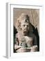 Egypt, Great Temple of Ramses II, Detail of Colossal Sandstone Figure of Ramses II-null-Framed Giclee Print