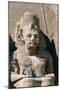 Egypt, Great Temple of Ramses II, Detail of Colossal Sandstone Figure of Ramses II-null-Mounted Giclee Print