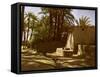 Egypt -Karnak-English Photographer-Framed Stretched Canvas