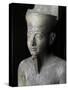 Egypt, Limestone Statue of God Amon of Karnak-null-Stretched Canvas