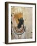 Egypt, Luxor, Ancient Egypt Museum, Black Face God from Dayr Al-Bahri-null-Framed Giclee Print