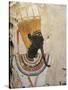 Egypt, Luxor, Ancient Egypt Museum, Black Face God from Dayr Al-Bahri-null-Stretched Canvas