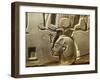 Egypt, Luxor, Ancient Thebes, Assasif Valley, Fragment of Relief Depicting Ramses Ii and Cartouches-null-Framed Giclee Print