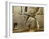 Egypt, Luxor, Ancient Thebes, Assasif Valley, Fragment of Relief Depicting Ramses Ii and Cartouches-null-Framed Giclee Print