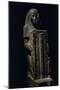 Egypt, Luxor, Ancient Thebes, Grey Granite Statue of High Priest Ptahmose-null-Mounted Giclee Print