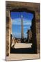 Egypt, Luxor, Great Hypostyle Hall of Karnak and Obelisk of Tutmose-Claudia Adams-Mounted Photographic Print