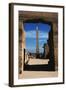 Egypt, Luxor, Great Hypostyle Hall of Karnak and Obelisk of Tutmose-Claudia Adams-Framed Photographic Print