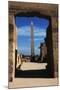 Egypt, Luxor, Great Hypostyle Hall of Karnak and Obelisk of Tutmose-Claudia Adams-Mounted Photographic Print